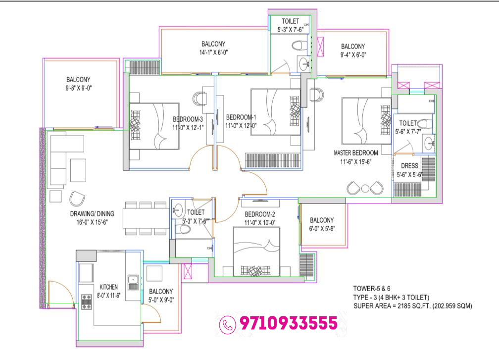 RG Pleiades Floor Plan